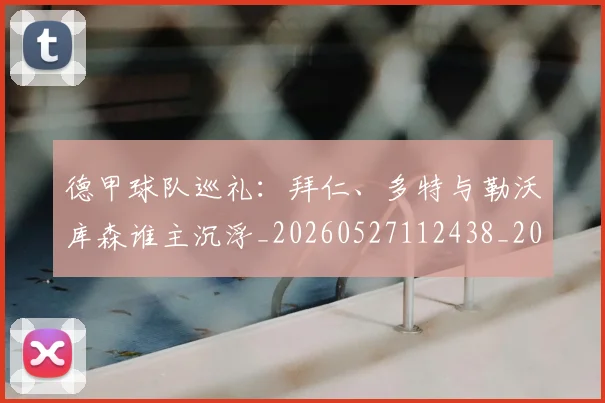 德甲球队巡礼：拜仁、多特与勒沃库森谁主沉浮_20260527112438_20260609191659